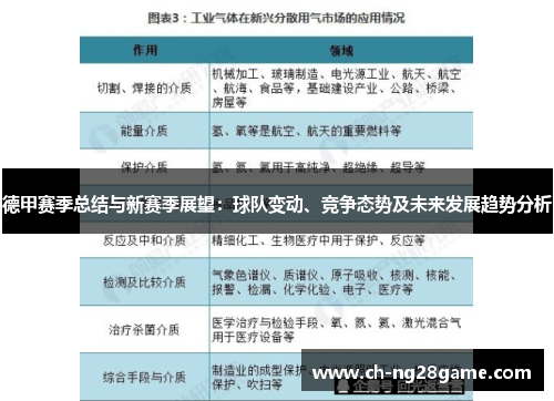 德甲赛季总结与新赛季展望：球队变动、竞争态势及未来发展趋势分析